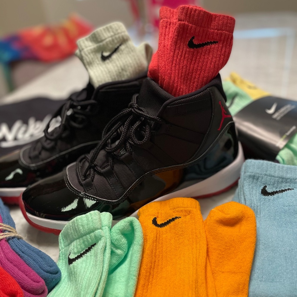 Nike colored performance socks
